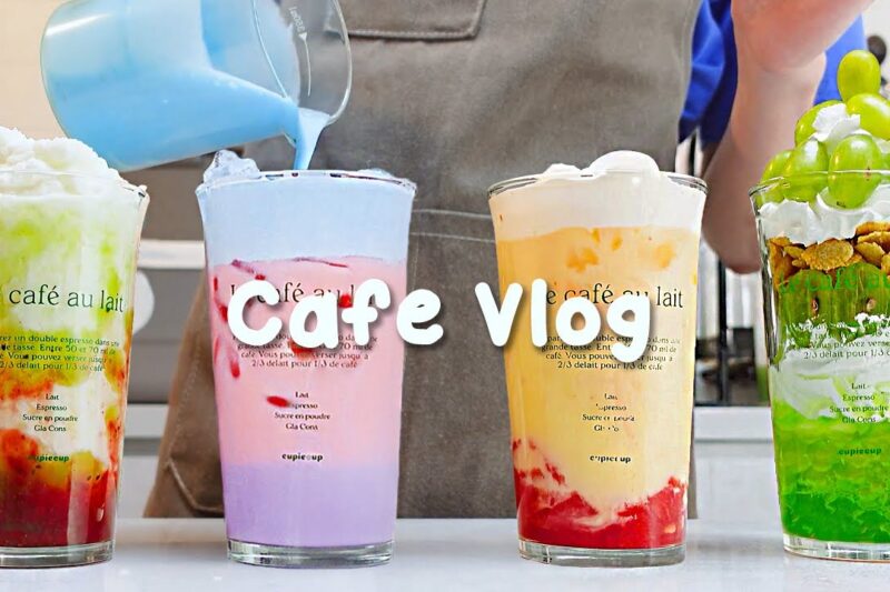 Cozy Weekend Vibes: 1-Hour Cafe Vlog & ASMR Experience 🍵🍋